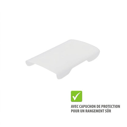 Râpe Raspella Gefu avec récipient collecteur et capuchon de protection