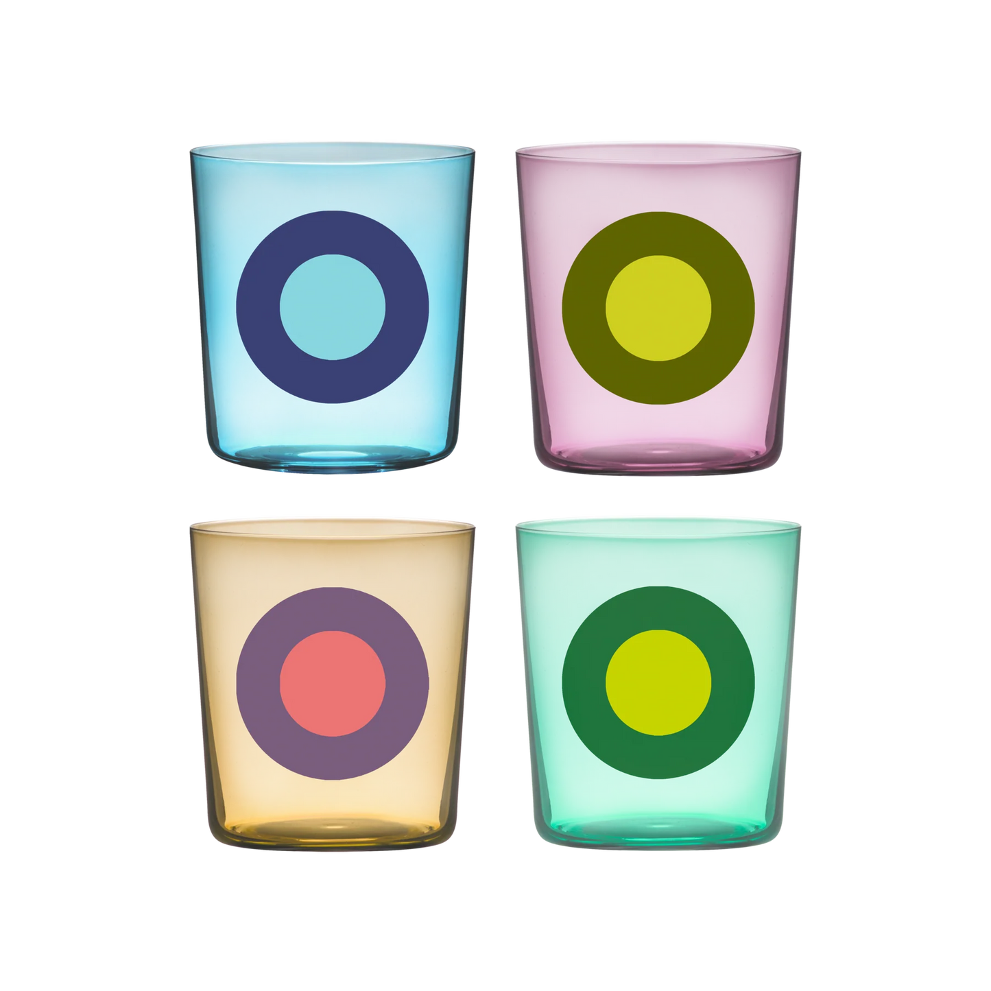 Verres Dots, lot de 4 N°2 - Remember