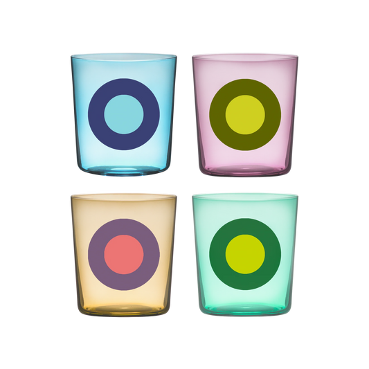 Verres Dots, lot de 4 N°2 - Remember