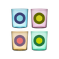 Verres Dots, lot de 4 N°2 - Remember