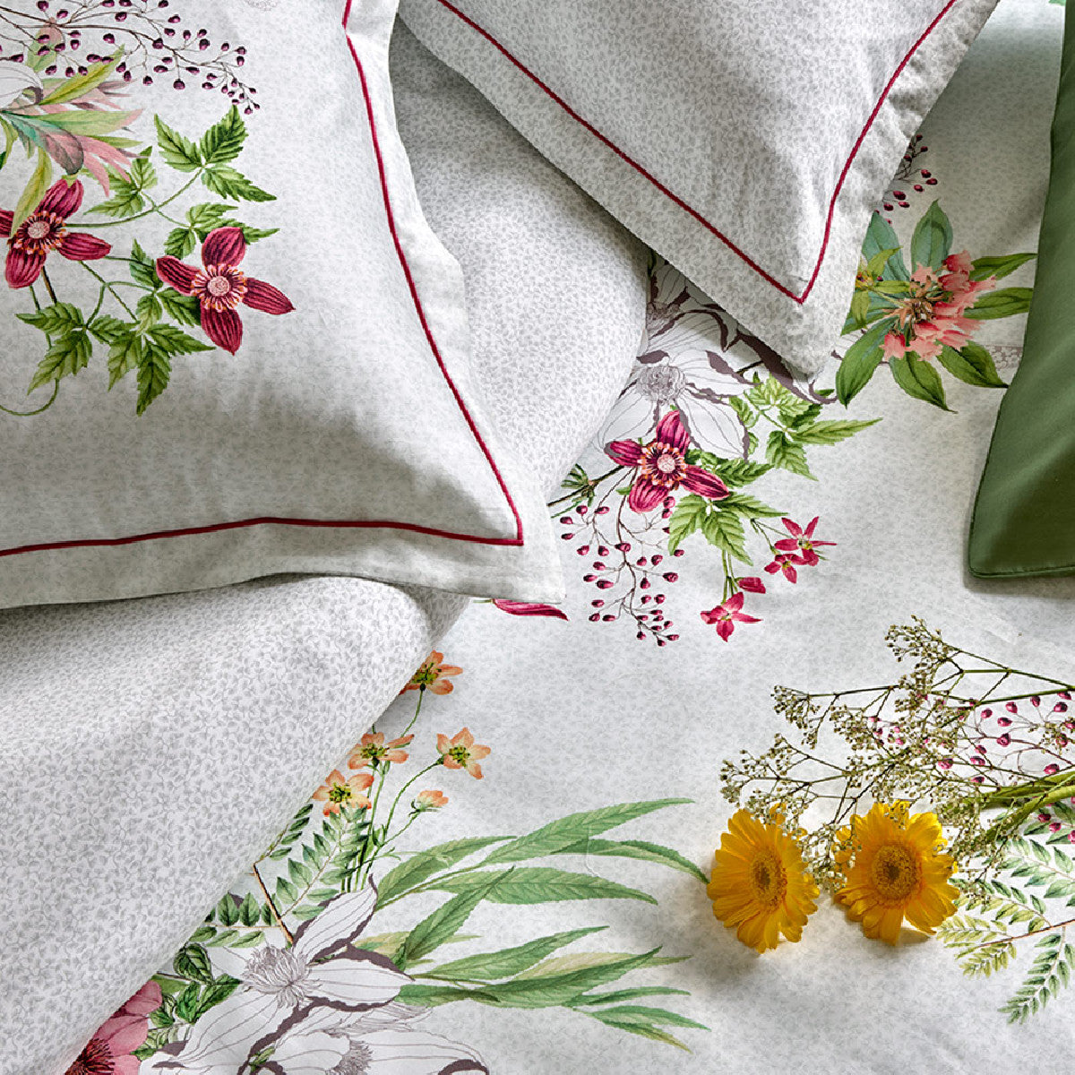 Housse de Couette Clématites printemps - Garnier-Thiebaut