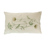 Housse de Coussin Anaé olive - Garnier-Thiebaut