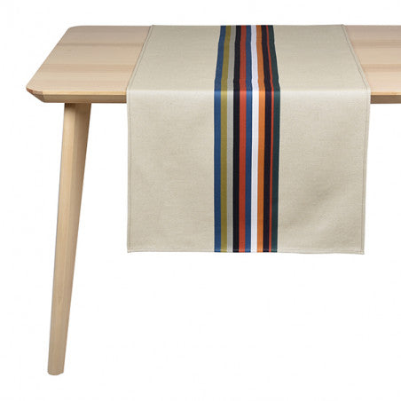Jeté de table 155x54cm - mauleon canard