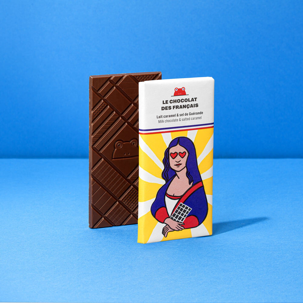 Tablette Joconde lait caramel & sel bio - Chocolat des français
