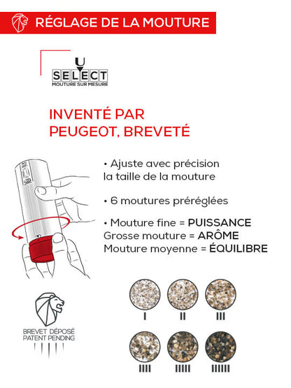 Moulin électrique Line 15 cm - Peugeot