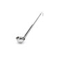 Louche inox De Buyer Ø 8cm - L. manche 28cm - inox monobloc à crochet