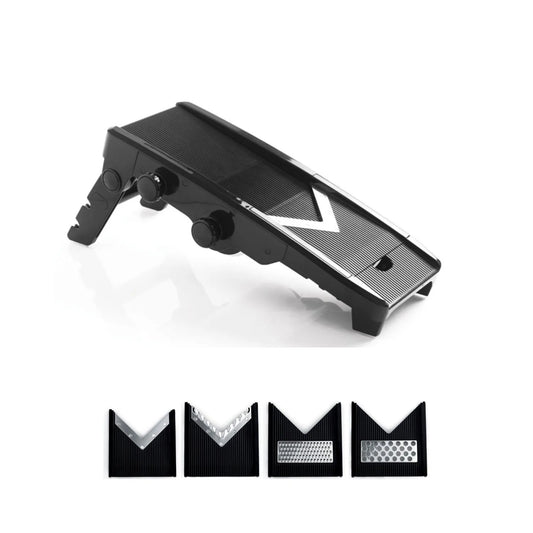 Mandoline lame V Mastrad - mandoline sécurisée et jeu de lames