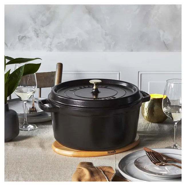 Cocotte en fonte ronde 30 cm - Staub