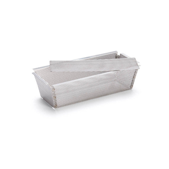 Moule à cake rectangulaire à fond amovible + 2 feuilles de cuisson antiadhésive - De Buyer
