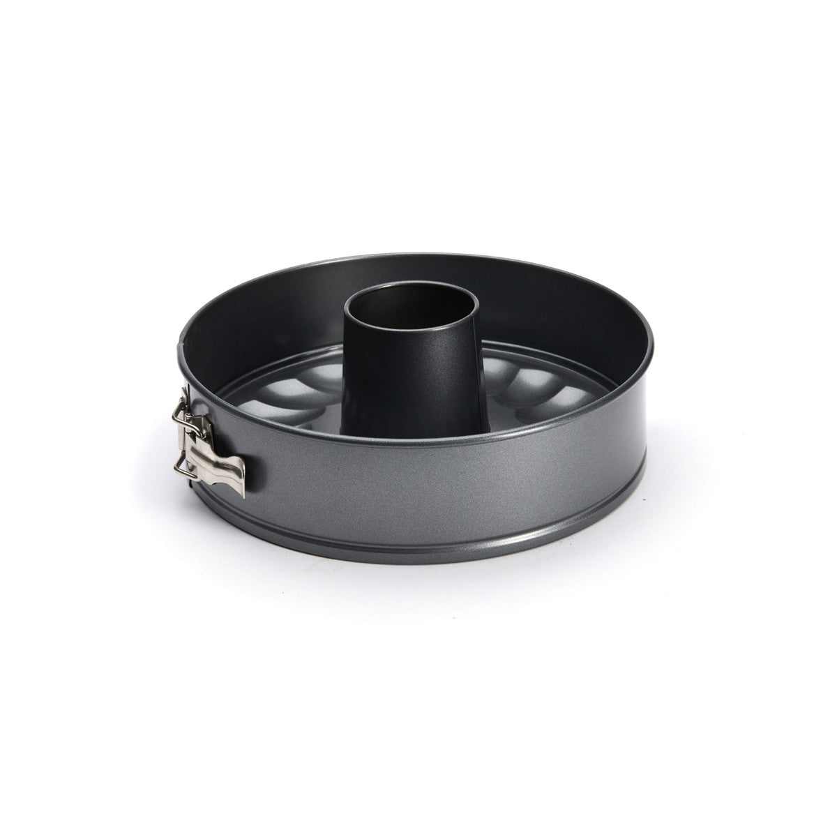 Moule à manqué / savarin acier antiadhésif Ø26cm démontable 2 fonds - De Buyer