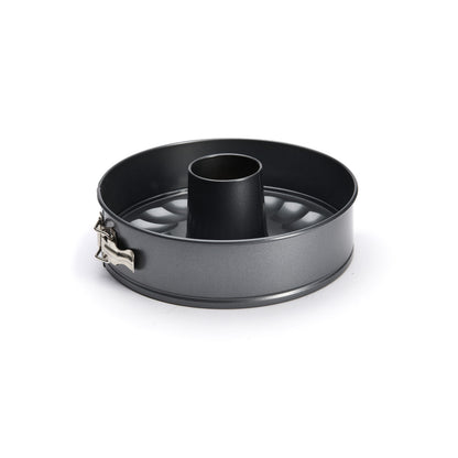 Moule à manqué / savarin acier antiadhésif Ø26cm démontable 2 fonds - De Buyer