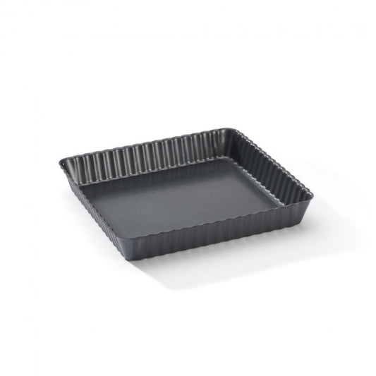 Moule à tarte carré à fond amovible, acier antiadhésif - De Buyer