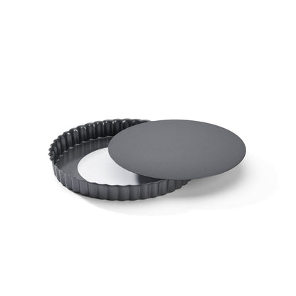 Moule à tarte acier antiadhésif fond amovible - De Buyer
