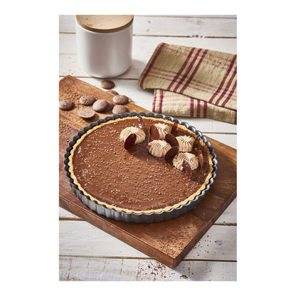 Moule à tarte acier antiadhésif fond amovible - De Buyer