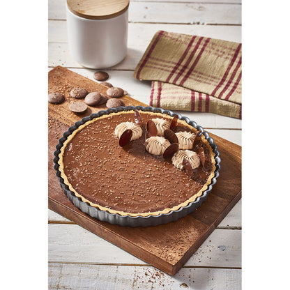 Moule à tarte rond acier antiadhésif - De Buyer