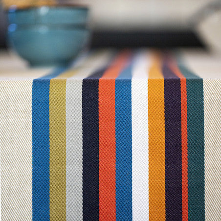 Nappe en coton et lin - mauleon canard