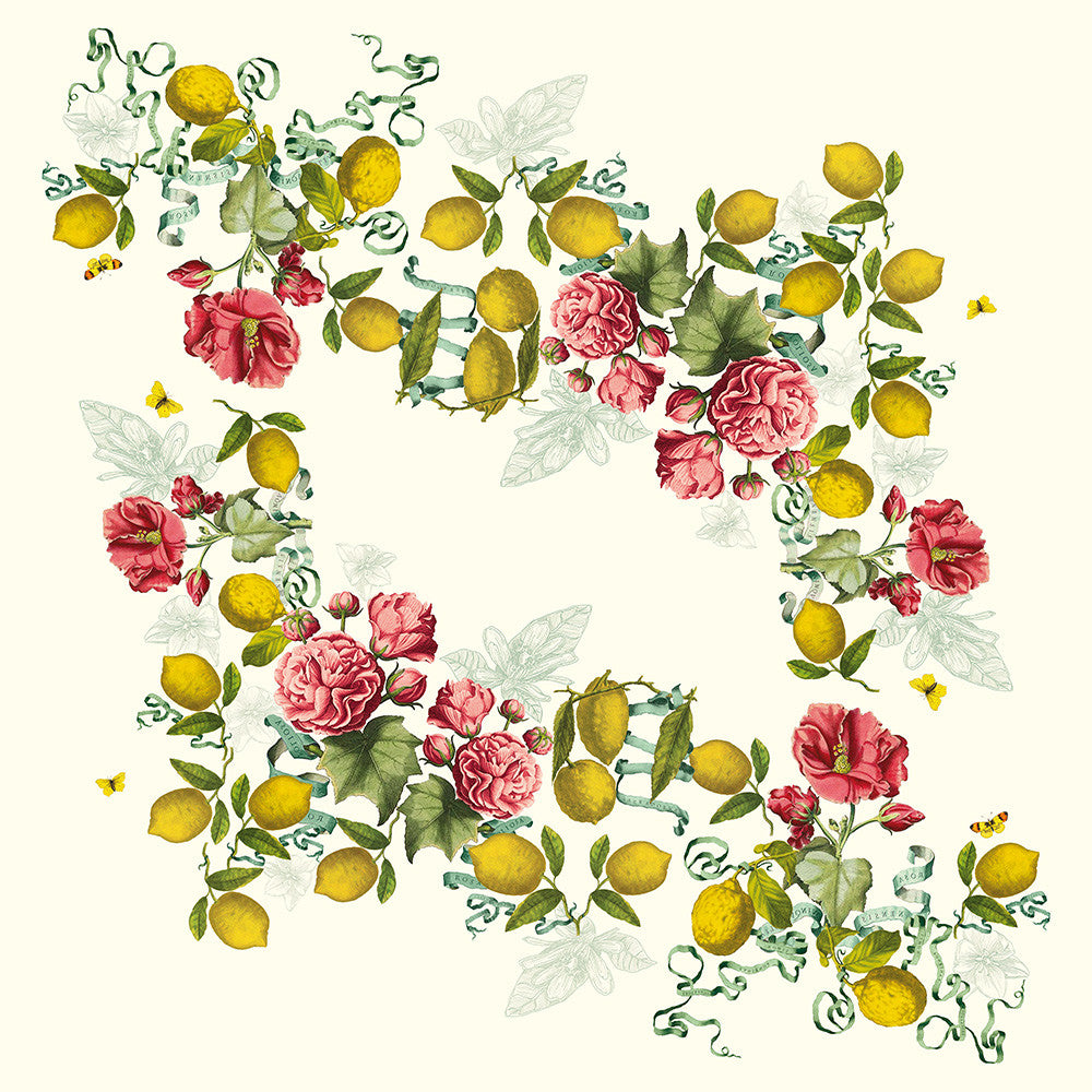 Nappe Citrons de Menton romance - Garnier-Thiebaut