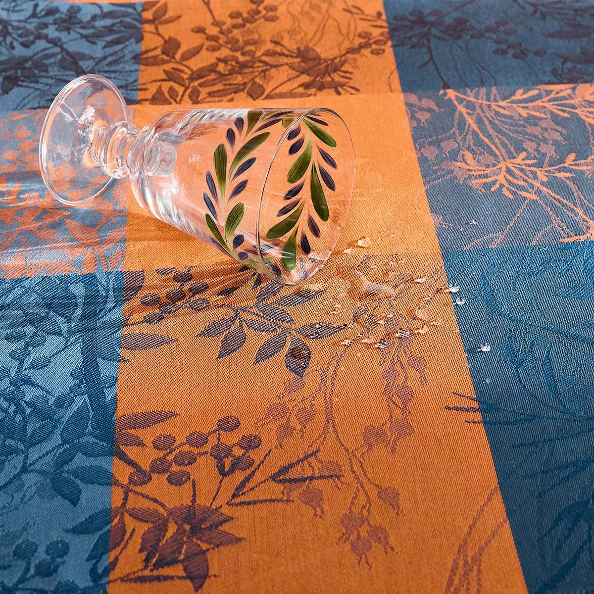 Nappe Mille Branchages Crepuscule Enduit - Garnier Thiebaut
