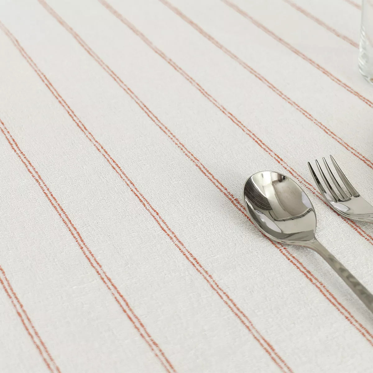 Nappe et serviette Rimini Terracotta - Garnier Thiebaut