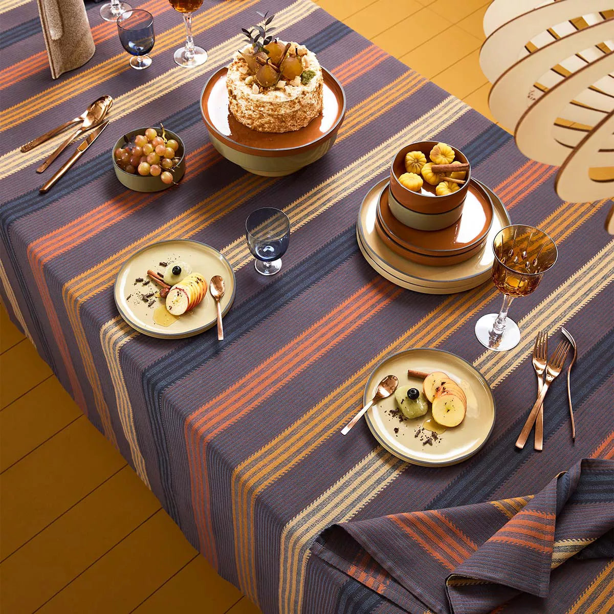Nappe Mille Bambous Onyx - Garnier Thiebaut
