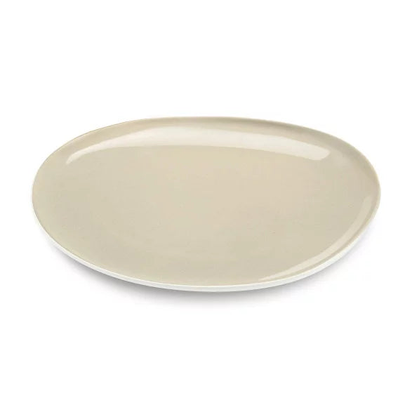 Assiette plate 27 cm Oslo mat/brillant - Médard de Noblat