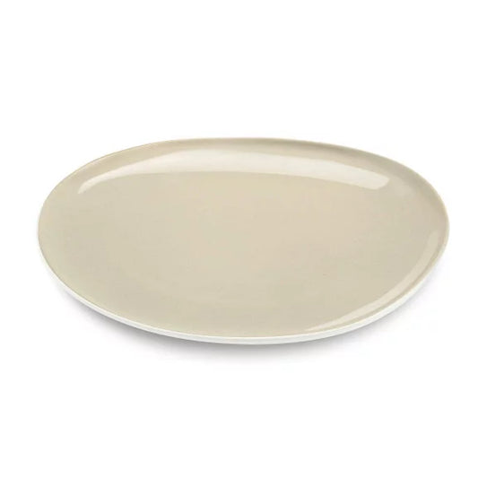 Assiette plate 27 cm Oslo mat/brillant - Médard de Noblat
