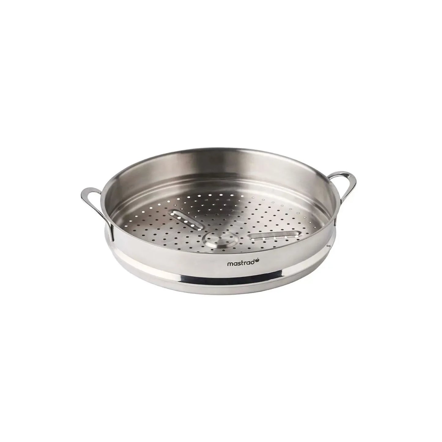 Wok de cuisine - Couvercle et poignée - 4,2L - Panier vapeur - Inox - 32 cm - Tous Feux - O'Wok Gourmet - Mastrad