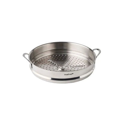 Wok de cuisine - Couvercle et poignée - 4,2L - Panier vapeur - Inox - 32 cm - Tous Feux - O'Wok Gourmet - Mastrad