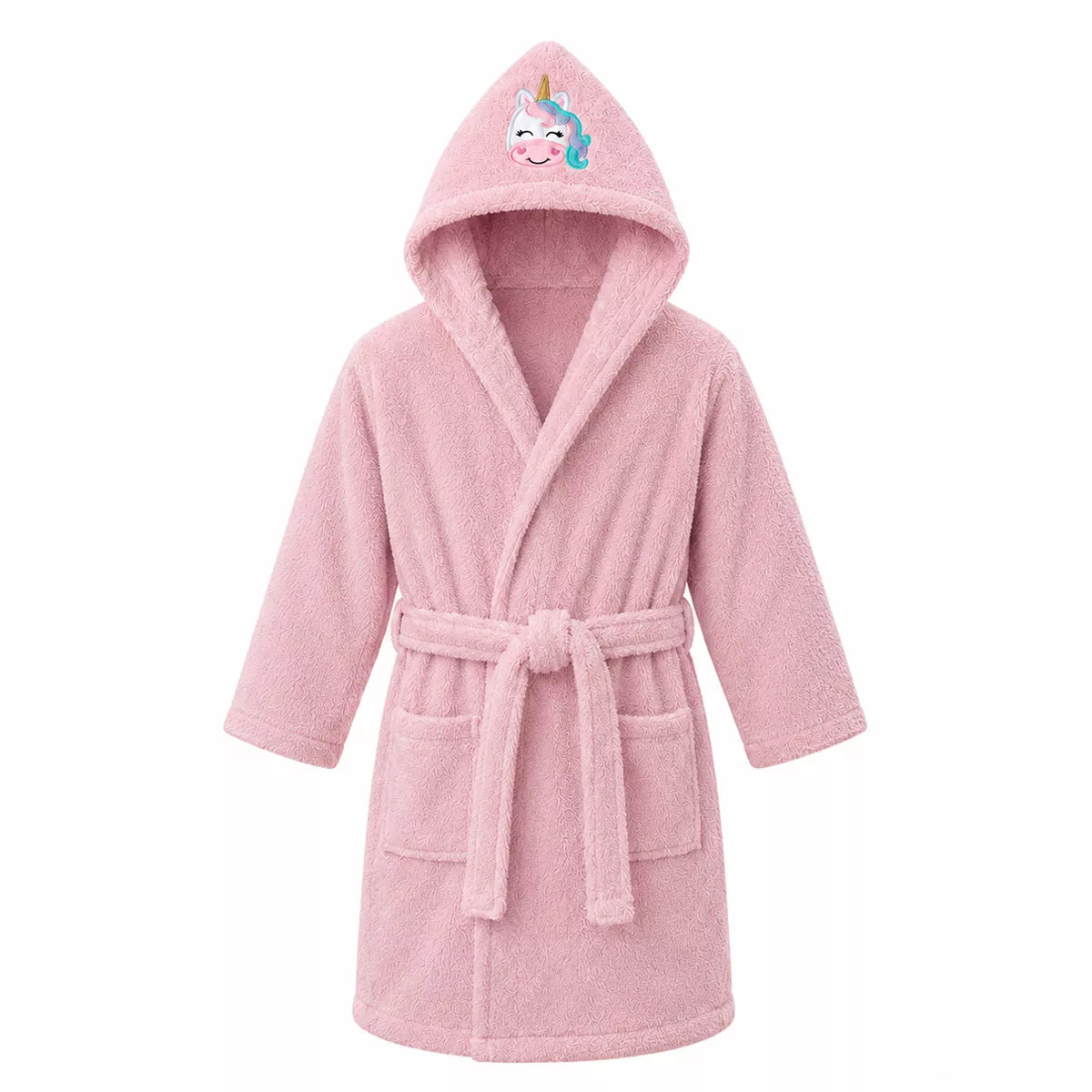 Peignoir Enfant Petite licorne rose - Garnier-Thiebaut