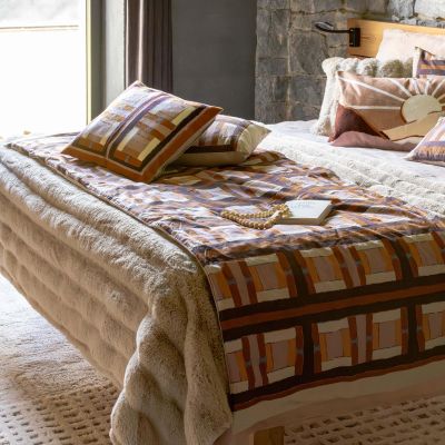 Plaid Astrid naturel - Vivaraise