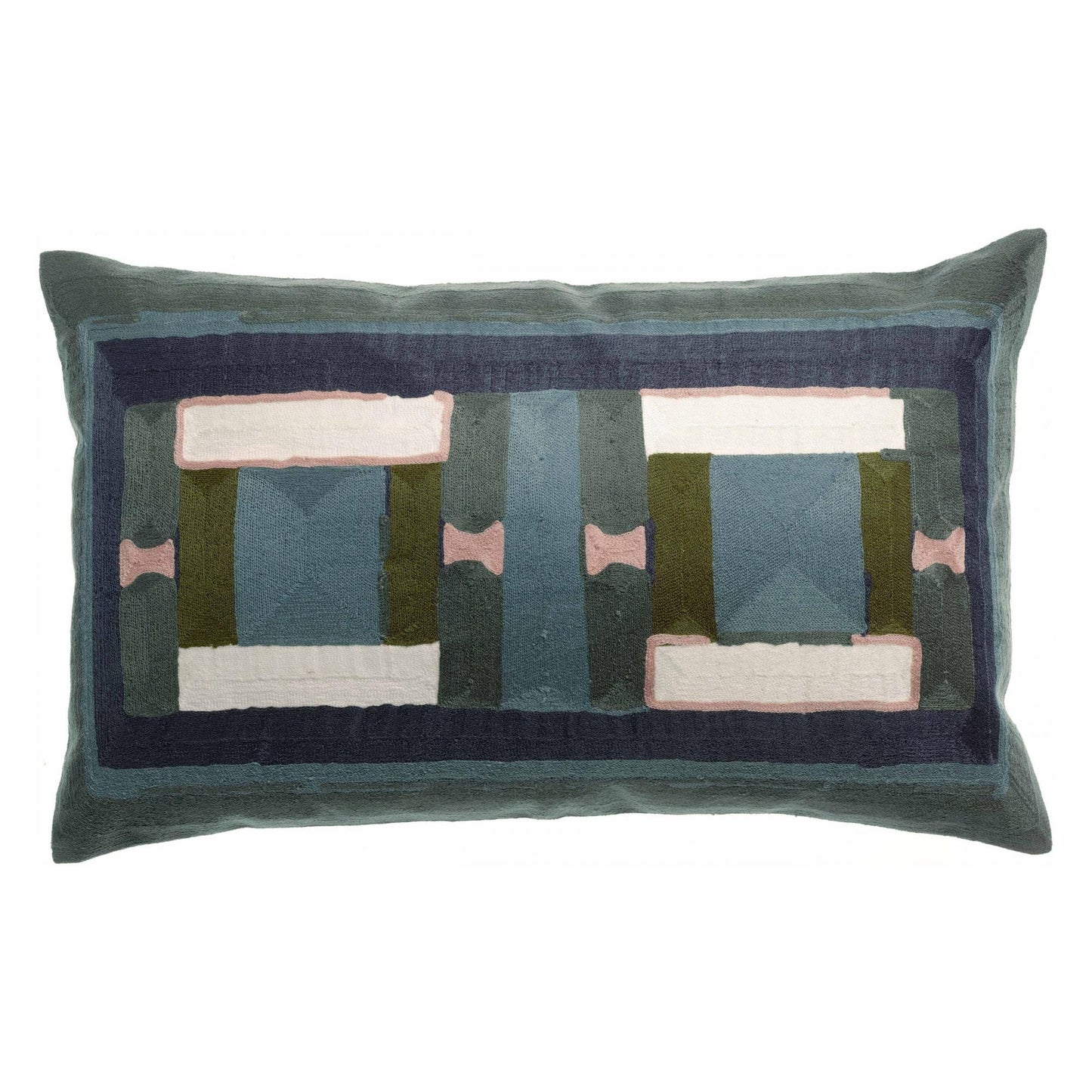 Coussin brodé Taho - Maison Vivaraise