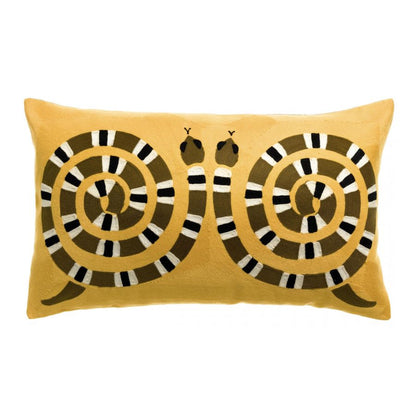Coussin brodé Yoka - Maison Vivaraise