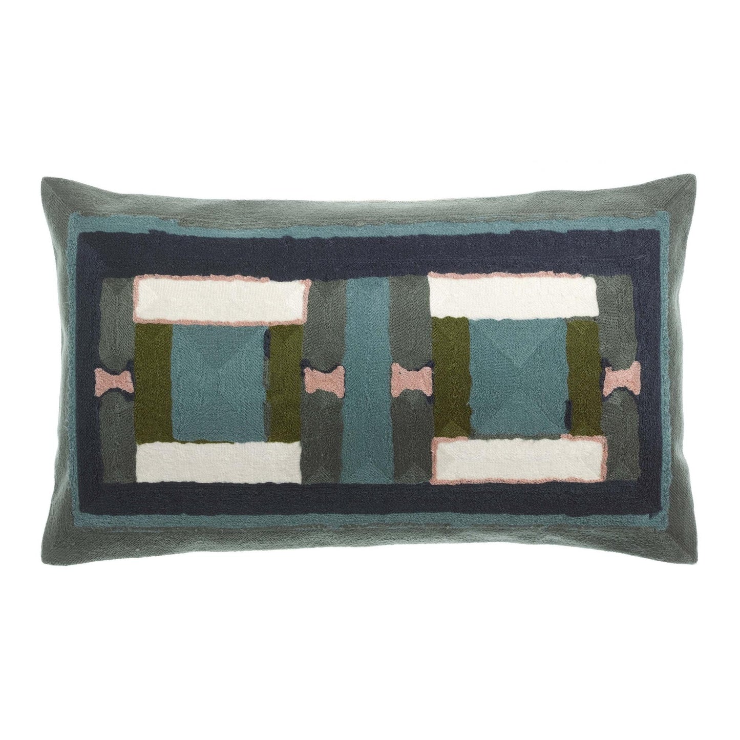 Coussin brodé Taho - Maison Vivaraise