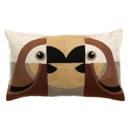 Coussin brodé Loro - Maison Vivaraise