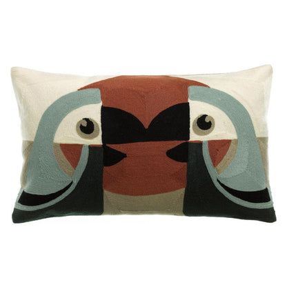 Coussin brodé Loro - Maison Vivaraise