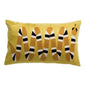 Coussin brodé Yoka - Maison Vivaraise