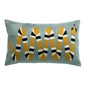 Coussin brodé Yoka - Maison Vivaraise