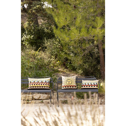 Coussin brodé Adria Multico - Maison Vivaraise