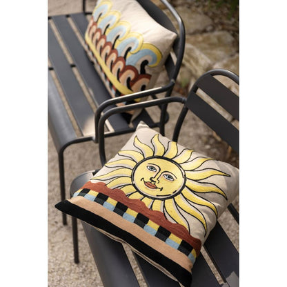 Coussin brodé Adria Multico - Maison Vivaraise