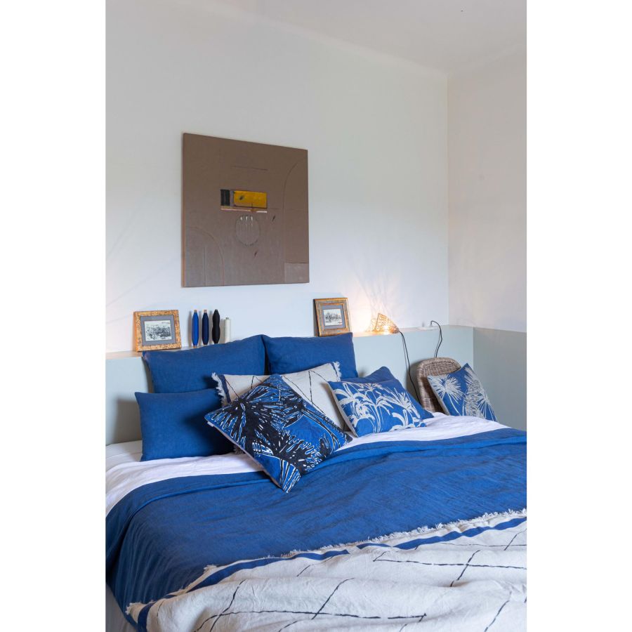 Drap housse Zeff Blanc 160x200 cm - Maison Vivaraise