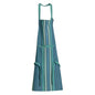 Tablier de cuisine recyclé yuna paon - Maison Vivaraise