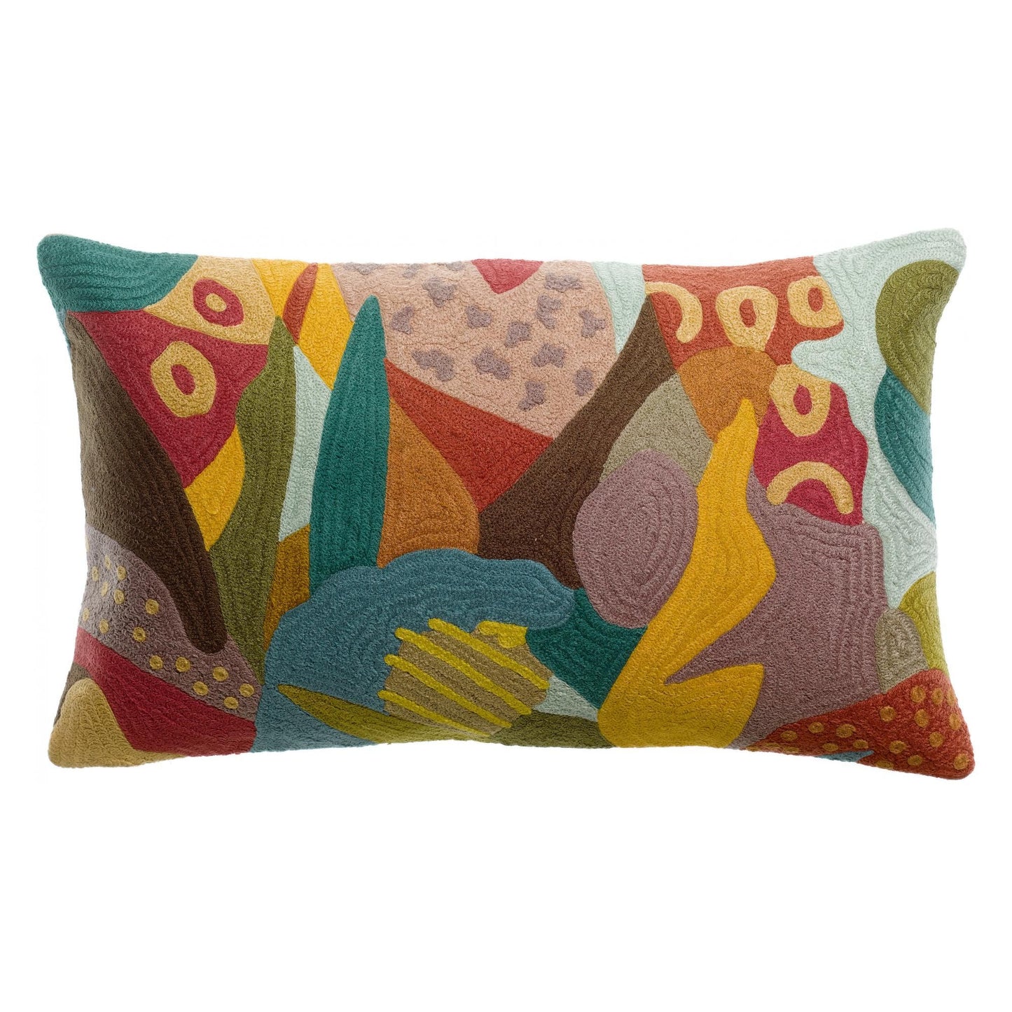 Coussin brode izel 30 x 50 - Maison Vivaraise