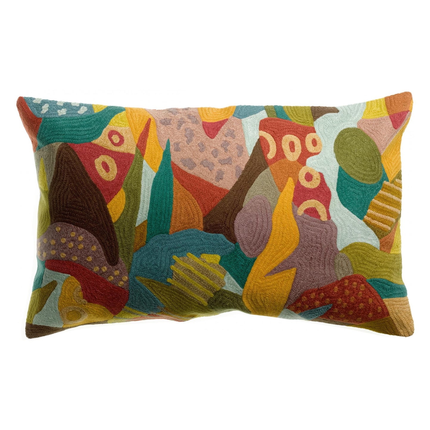 Coussin brode izel 40 x 65 - Maison Vivaraise