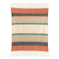 Plaid rayé recyclé Isabel 130 x 160 - Maison Vivaraise
