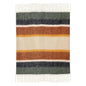 Plaid rayé recyclé Isabel 130 x 160 - Maison Vivaraise