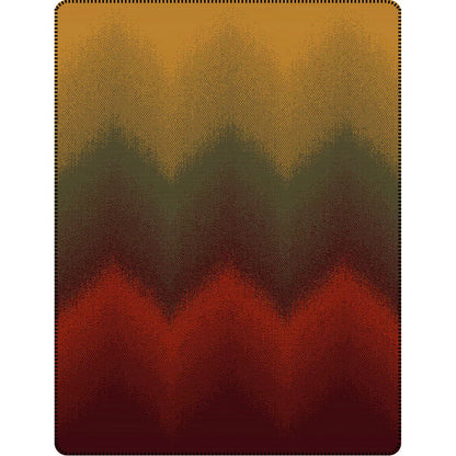 Plaid Wavy Feuillage 150x200 - Garnier Thiebaut