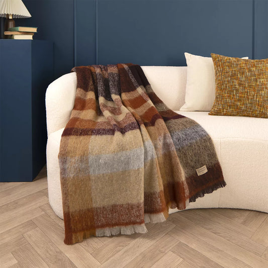 MOHAIRA ECOSSAIS SIENNE