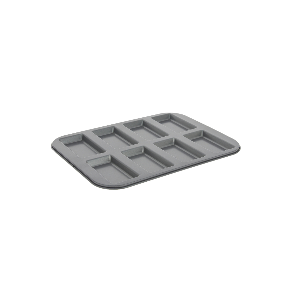 Plaque 8 financiers acier antiadhésif 10x5,5x1,9cm - De Buyer