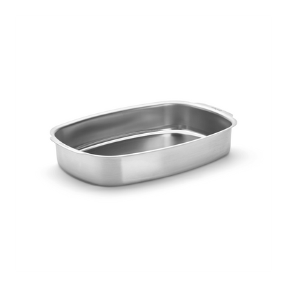 Plat à four inox rectangulaire 38x26cm - De Buyer
