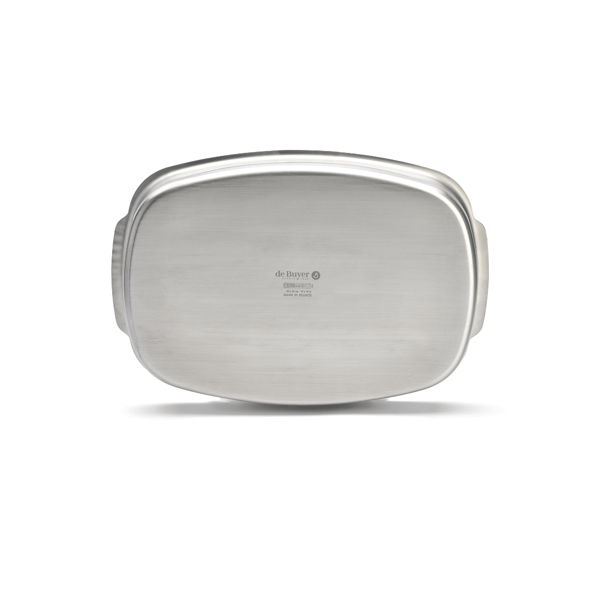 Plat à four inox rectangulaire 38x26cm - De Buyer